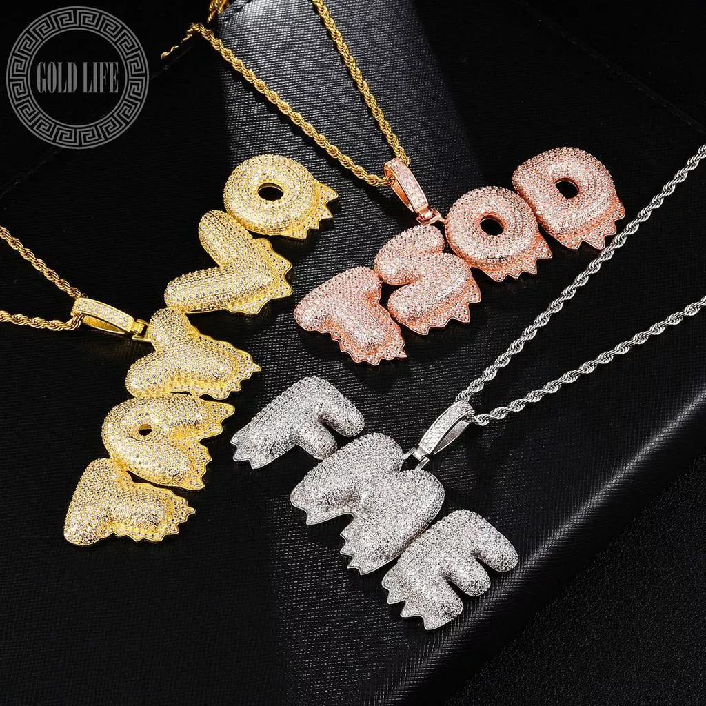 客製鑽石熔化泡泡字體