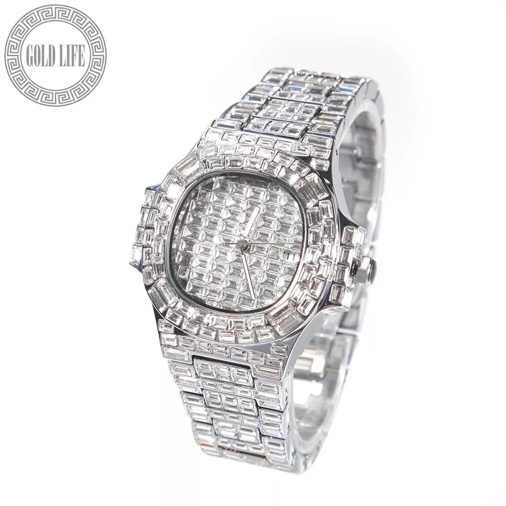 Ice Baguette 滿天星石英錶