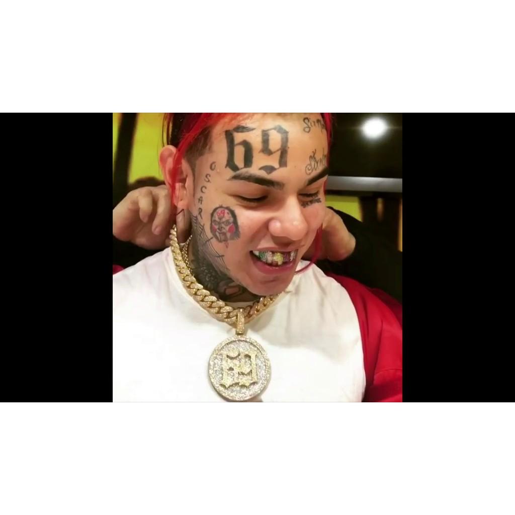6ix9ine 旋轉鑽石金牌 (可旋轉)