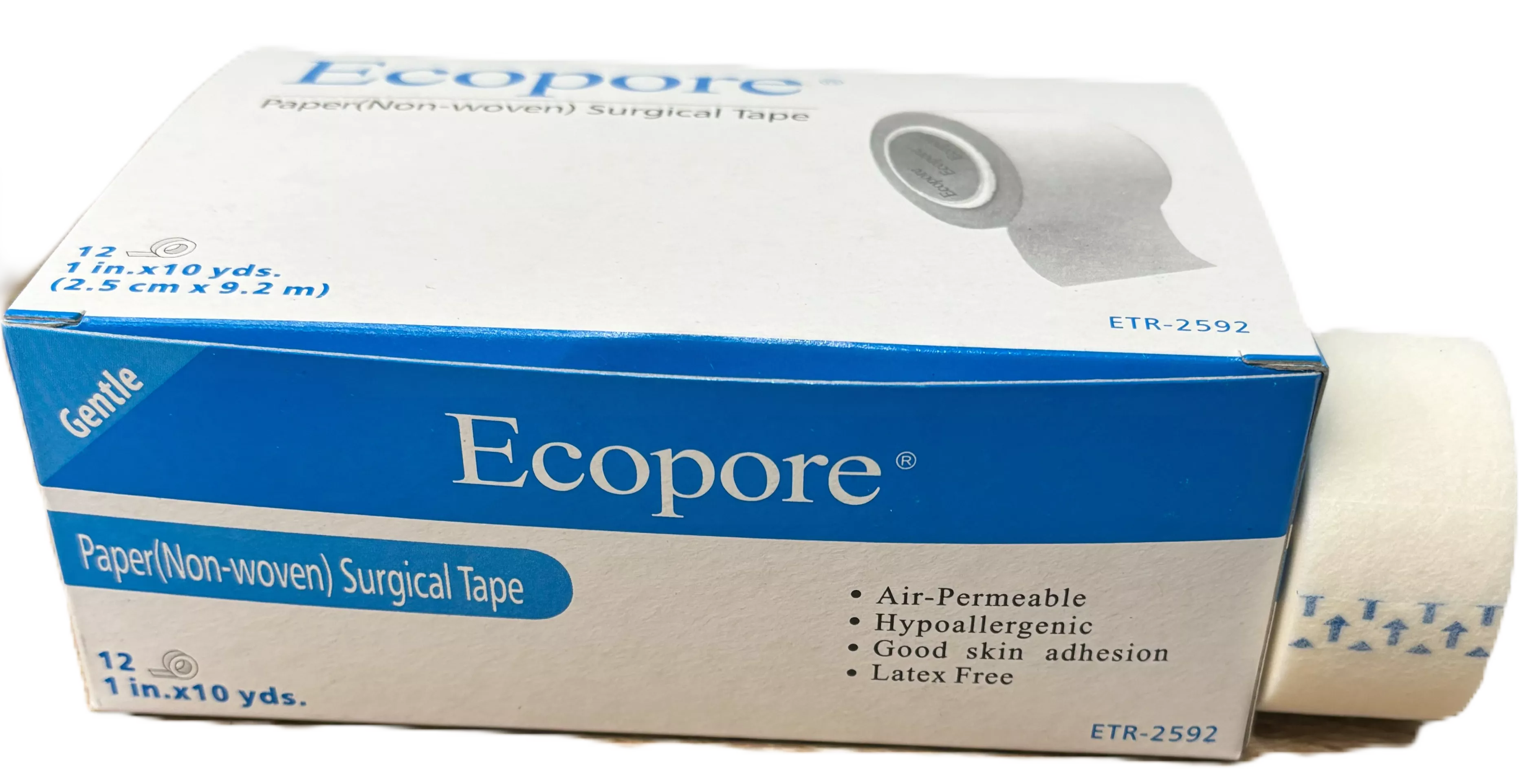 "春田" 透氣膠帶(未滅菌)-1吋/2.5cm*9.2m (12捲/盒)