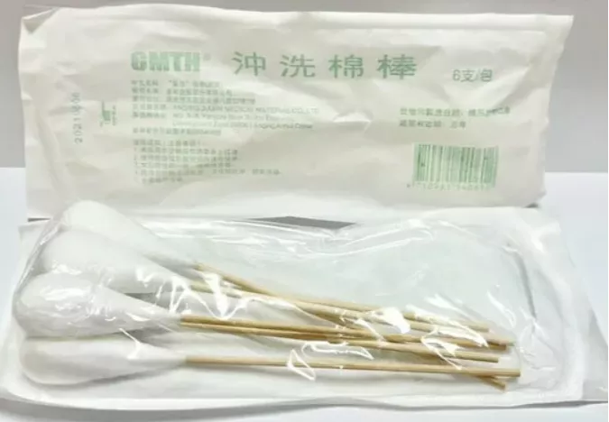 "嘉欣"棉棒(滅菌)- 沖洗棉棒6支/包