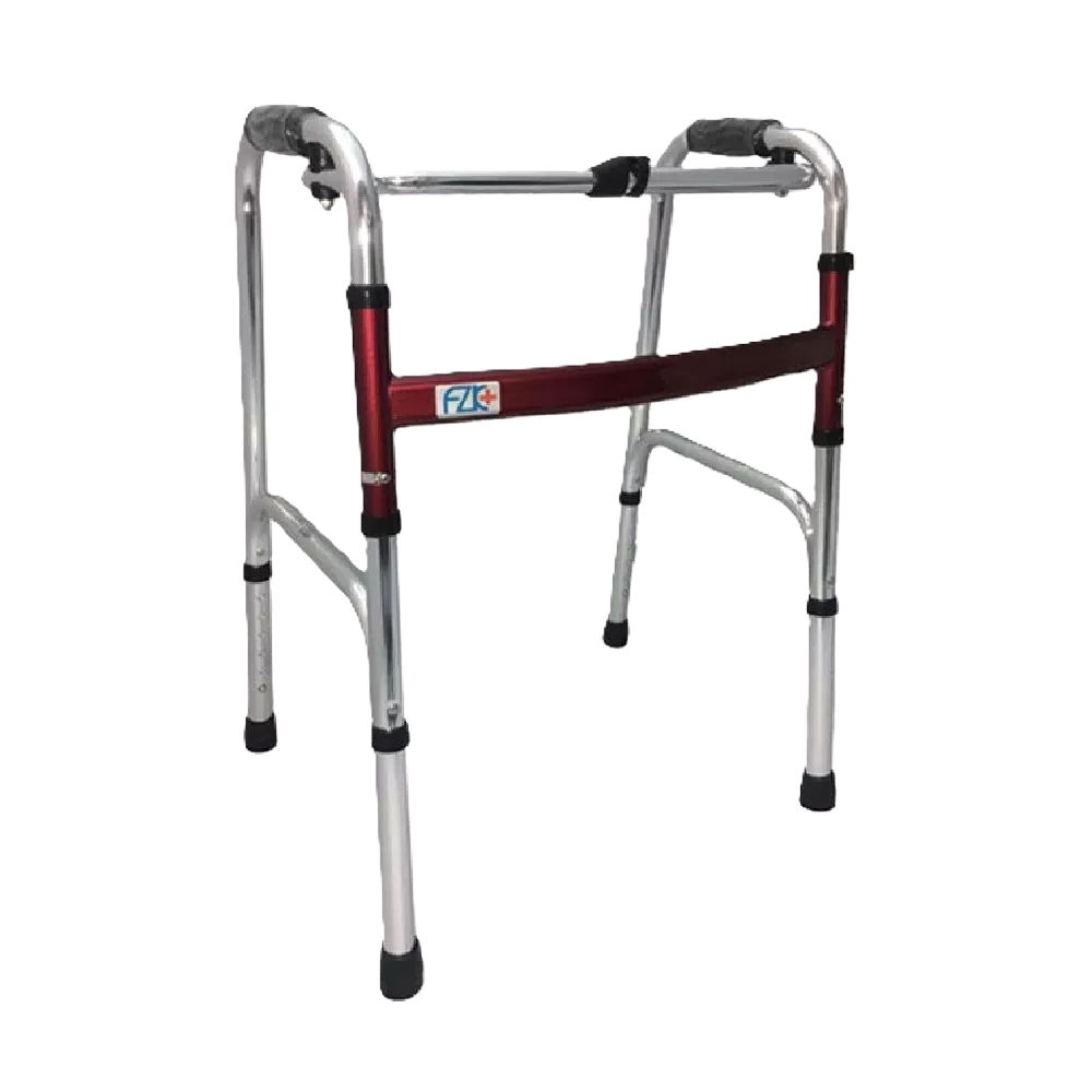 "富士康"FZK-3429 鋁合金助行器 -ㄇ型扁管固定 色彩隨機出貨