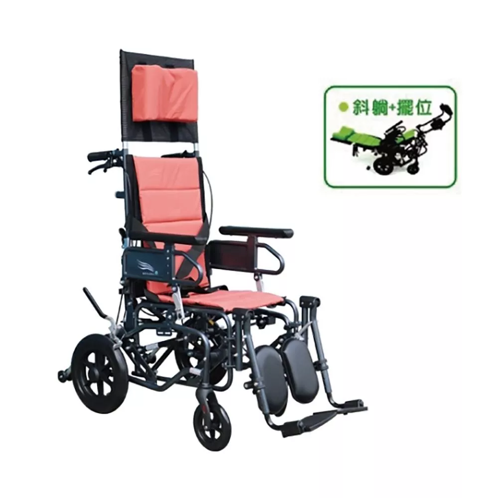 9TR-1218鋁製空中傾倒輪椅