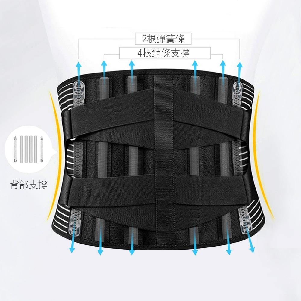 雙層加壓固定護腰｜高品質醫療器材 鋼片支撐醫療復健腰帶 術後支撐 醫療級 護腰 護腰帶 腰夾 腰部護具 鋼片護腰 腰夾