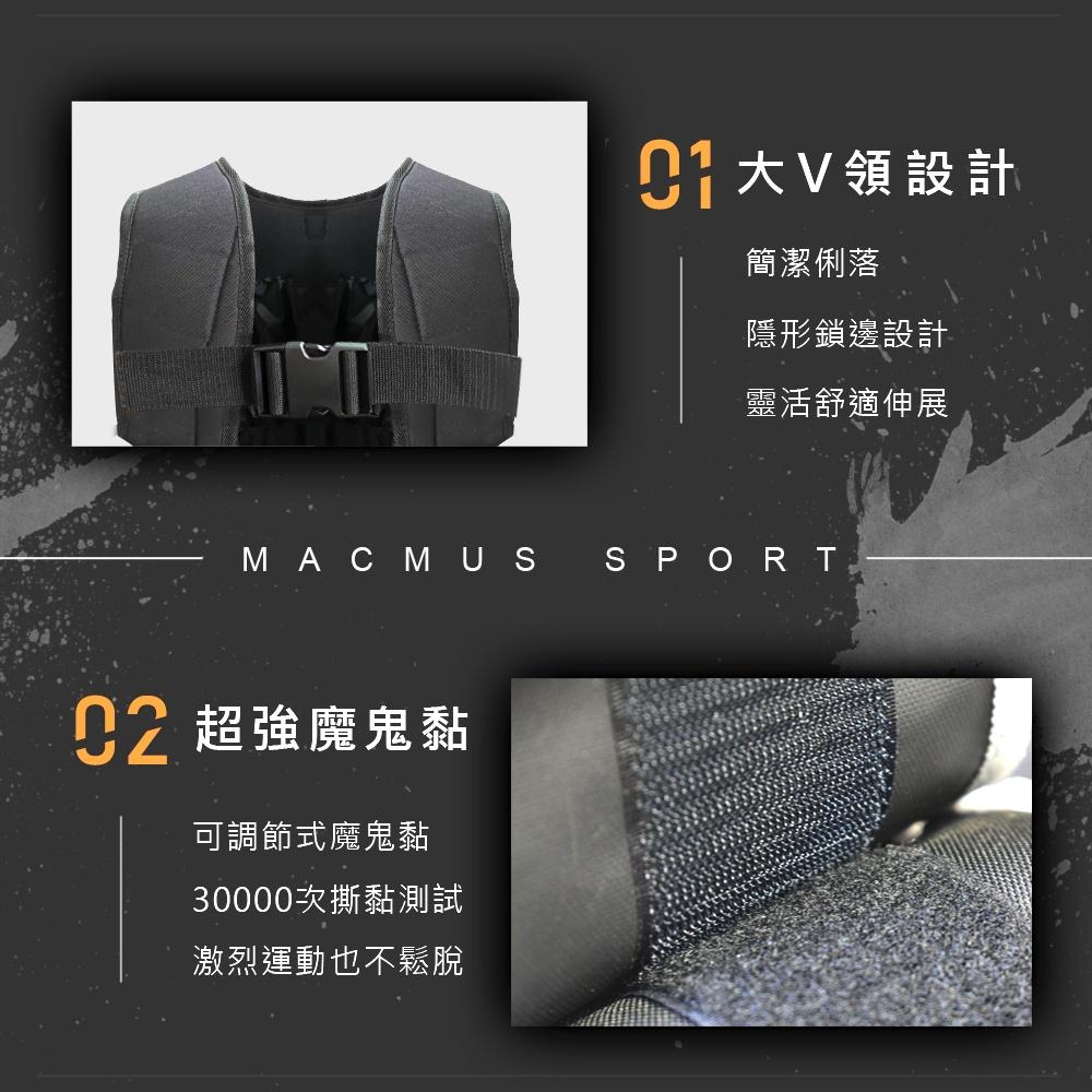 【MACMUS 】1-15公斤史考特男女負重背心｜重量可調加重背心 10格式加重衣 復健背心復健加重衣 Weighted Vest