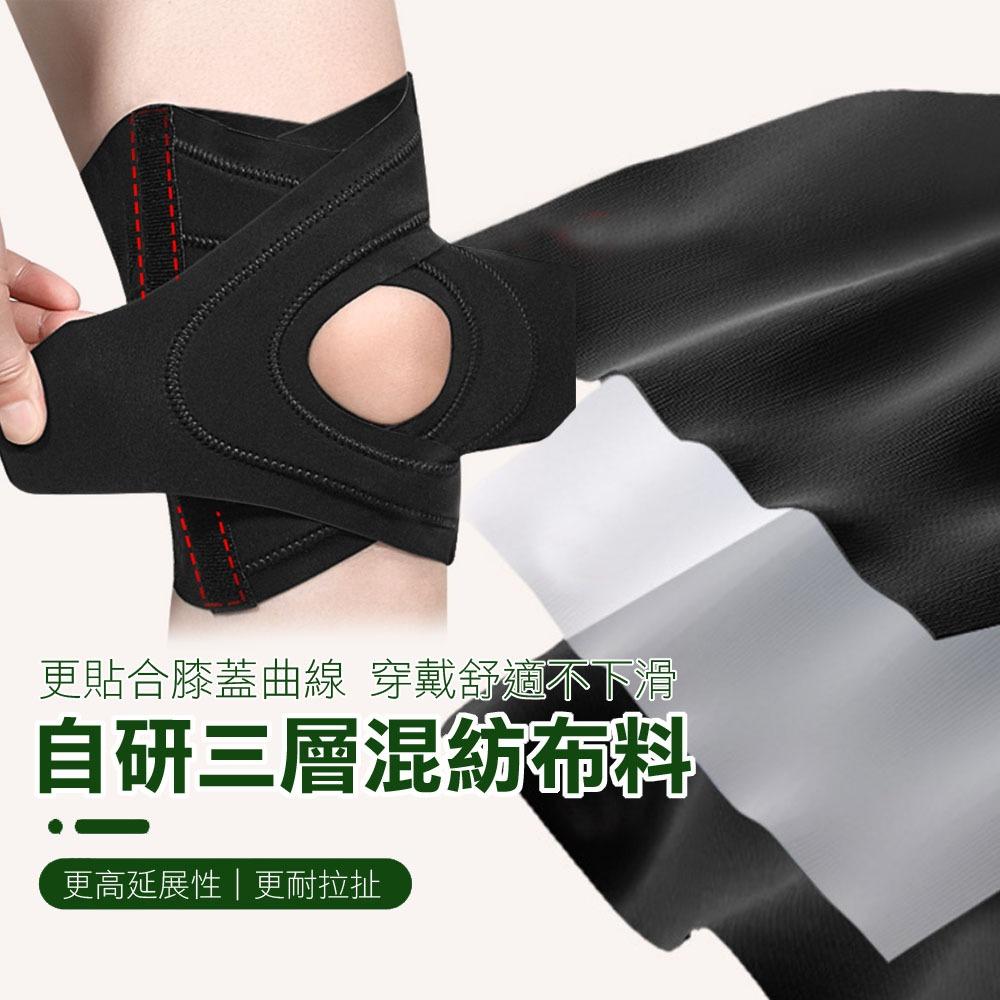 【MACMUS】超薄型彈力護膝｜髕骨穩定護具 運動族群護膝支撐 20-50歲登山跑步防護護膝 健走健身護膝