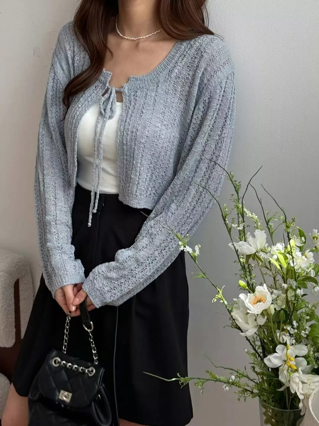 ＃針織背心外搭罩衫
