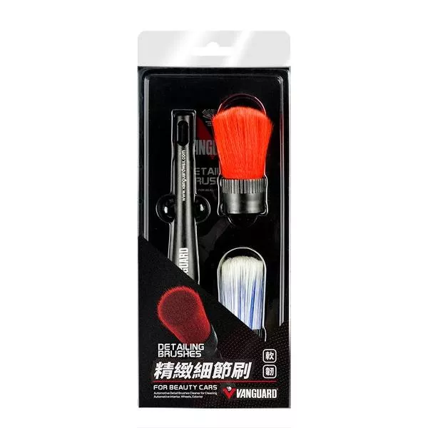 【VANGUARD】 精緻細節刷 一柄二頭 死角刷 空調縫隙刷 細部清潔刷 鋁圈螺絲刷 內裝清潔刷 清潔刷