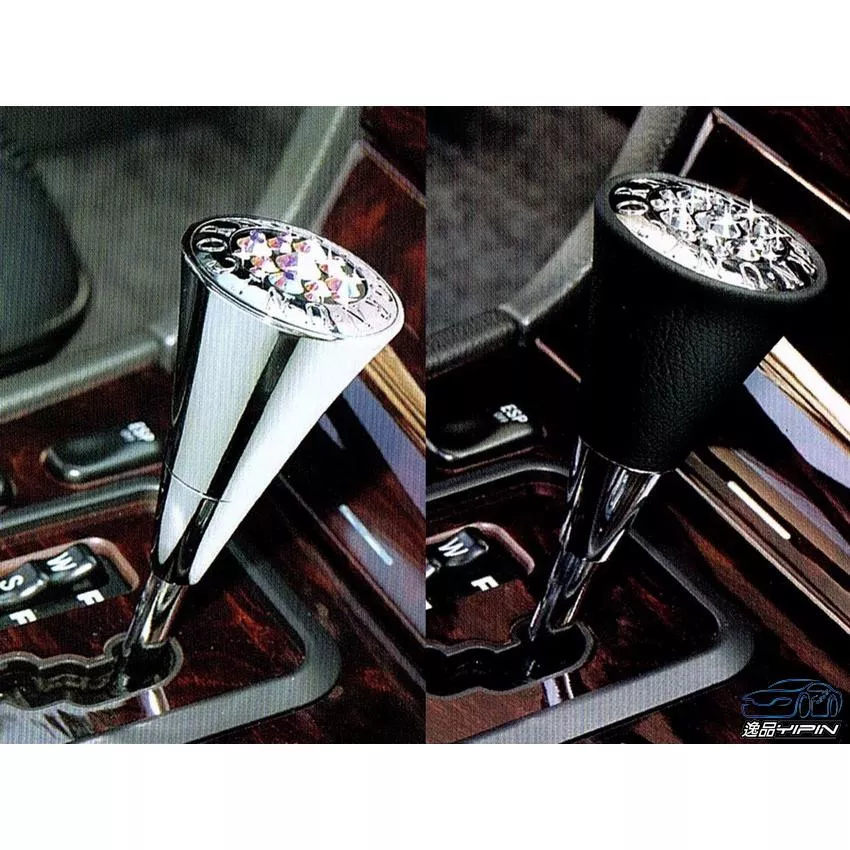 【逸品汽車百貨】『正施華洛世奇水鑽』水鑽電鍍排檔頭 VIP奢華風格 DAD