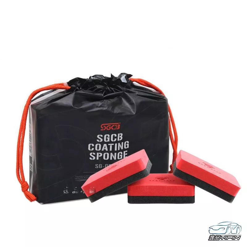 【SGCB新格】【買10送收納袋】鍍膜海綿 含小方巾 鍍膜海綿塊 鍍膜海棉