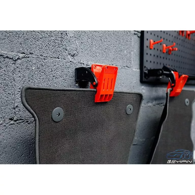 【逸品汽車百貨】『4入裝』腳踏墊清洗夾 店家專用款 不鏽鋼彈簧 強力夾具 毛巾夾 夾子 地毯夾 洗車場