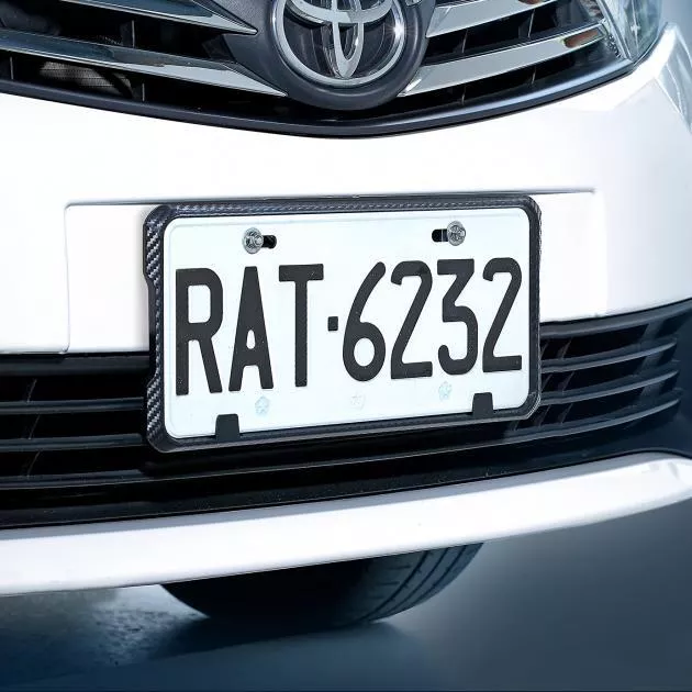 【G-SPEED】碳纖紋車牌框 6碼7碼通用 牌框 牌照框 碳纖維車牌框 卡夢車牌框 車牌裝飾 車牌保護框