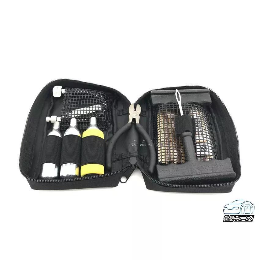 【THUMBS UP】經濟款 機車補胎包 摩托車 CO2鋼瓶 CO2補胎 氣瓶補胎工具組 重機 擋車 環島 外銷美日 高