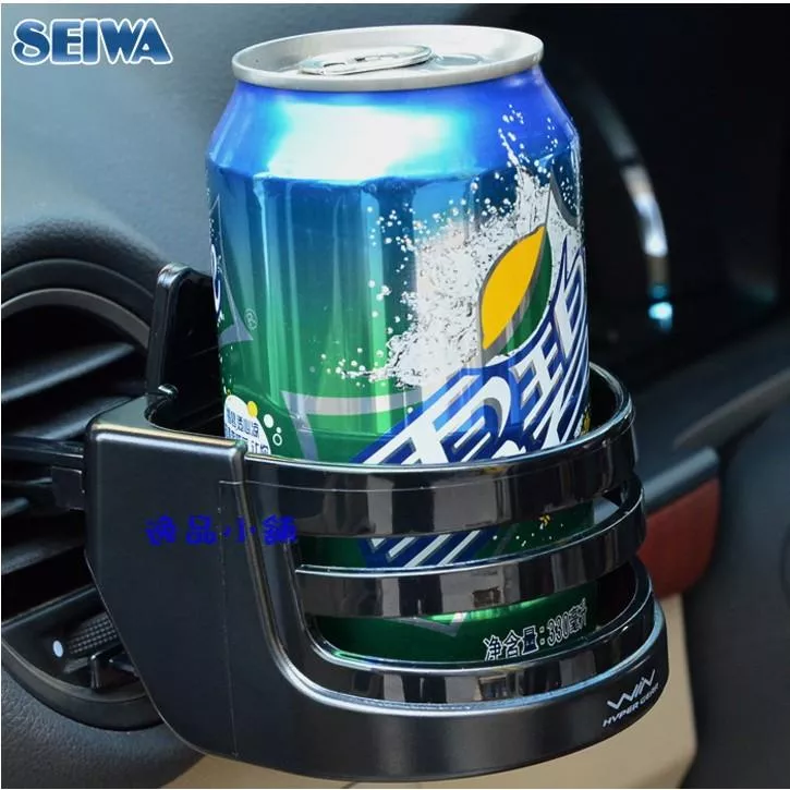 【日本SEIWA】車用冷氣出風口置杯架 出風口杯架 水杯架 飲料架 手機架 置物架 附雙面膠