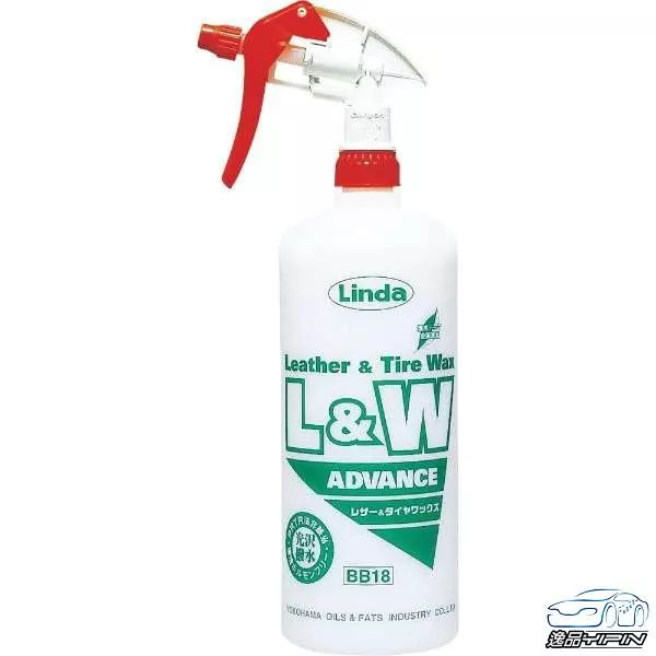 【日本Linda】輪胎皮革光澤潑水蠟 日本原裝進口 1L 水性輪胎蠟 輪胎潑水蠟 輪胎油 皮革油 皮革乳