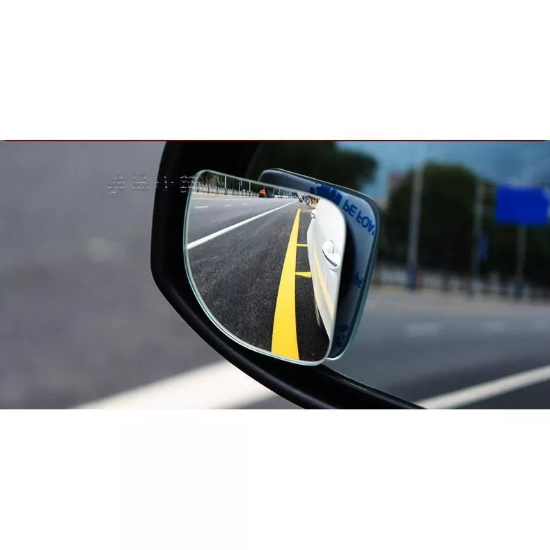 【逸品汽車百貨】車用高清兩用扇形輔助鏡 對裝 無邊框設計 後視鏡加裝鏡 照後鏡 防死角 倒車鏡 盲點鏡 廣角鏡 玻璃材質