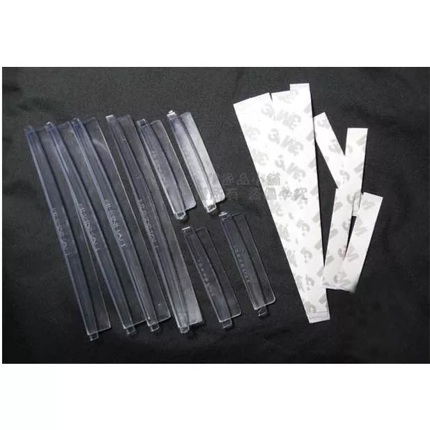 【逸品汽車百貨】高品質汽車車門防撞條 門邊 開門防擦撞 車身 防碰撞 8片裝 附雙面膠