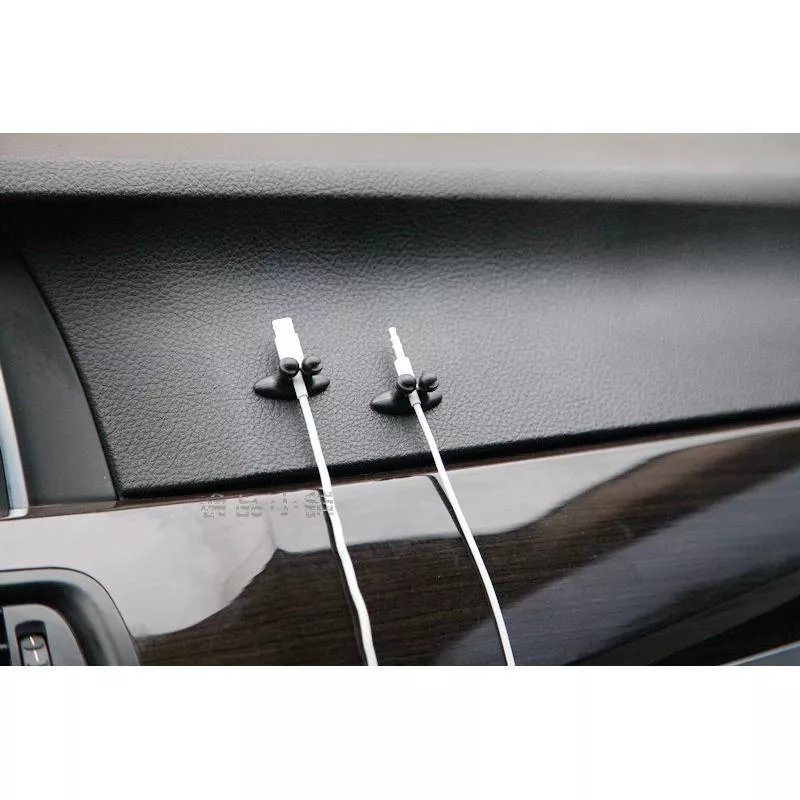 【逸品汽車百貨】車用束線夾 車用線扣 集線扣 8入裝 整線夾 固線夾 整理夾 耳機排線夾 充電線夾 充電線扣 導航線整理