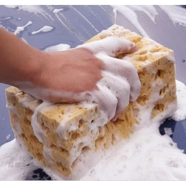 【逸品汽車百貨】高品質洗車海綿 擦車海綿 蜂窩狀 不傷漆 超強抗磨 高密度 珊瑚海棉