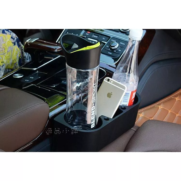 【逸品汽車百貨】車用 縫隙水杯架 座椅側水杯架 飲料架 置杯架 置物架 置物盒 收納盒 手機架 手機座 車內收納 雜物盒