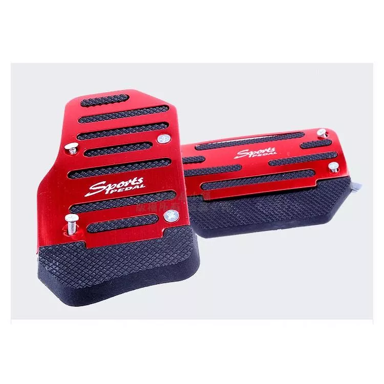 【逸品汽車百貨】汽車通用型改裝腳踏板 裝飾 防滑踏板 免鑽孔 鋁合金 自排檔 手排檔