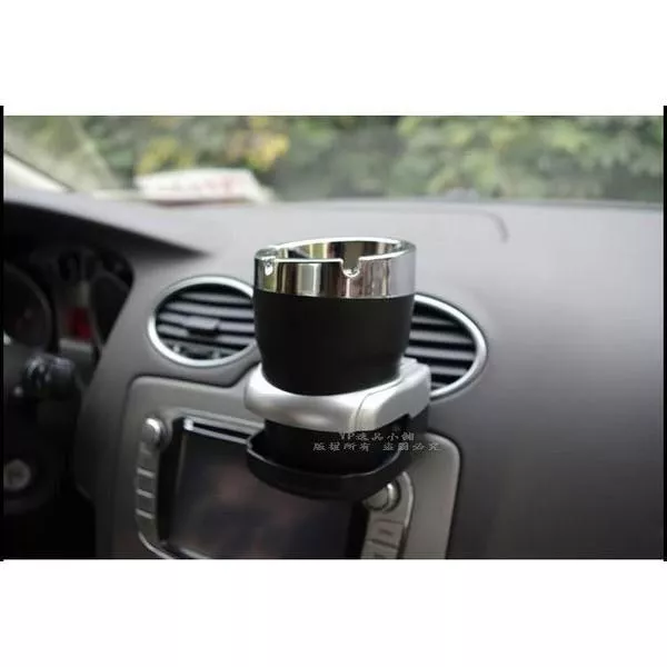 【逸品汽車百貨】車用 出風口飲料架 冷氣口杯架 置杯架 水杯架 手機架 置物架 可放菸灰缸