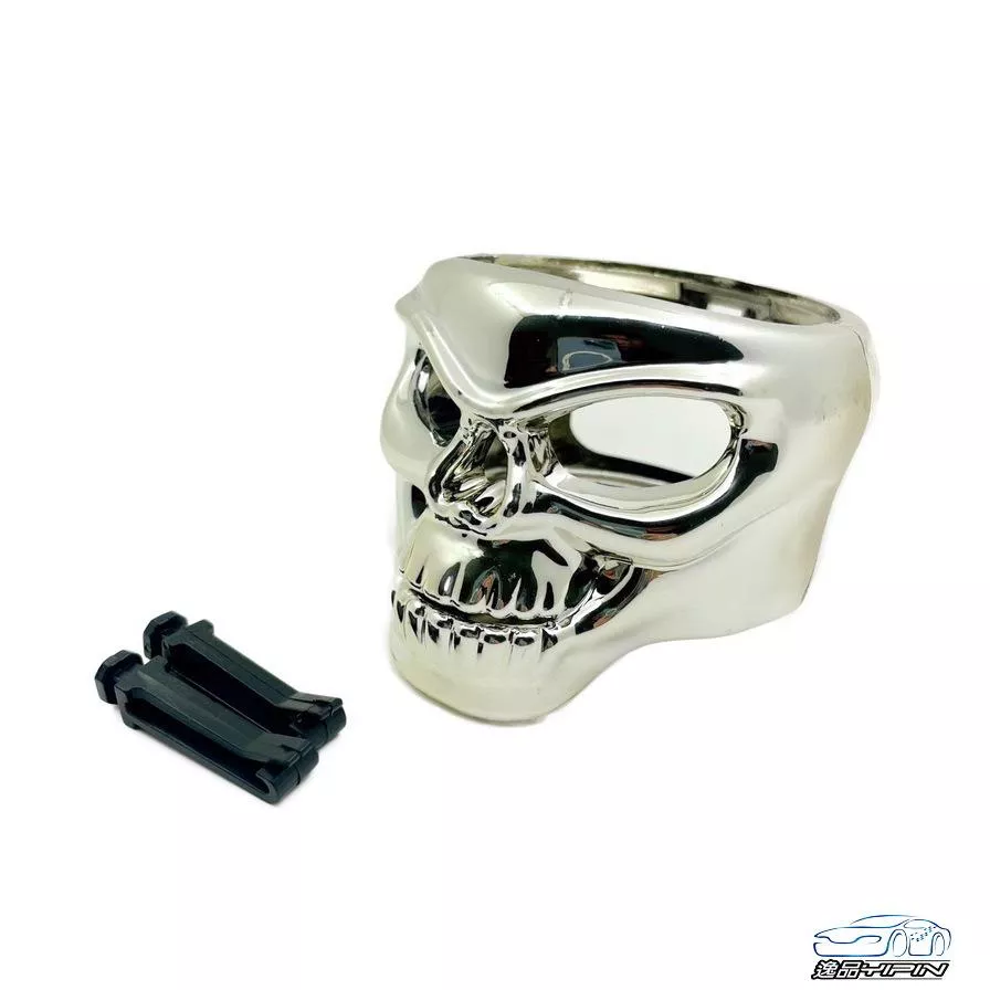 【逸品汽車百貨】出風口骷髏頭飲料架 鬼頭水杯架 置杯架 置物架 手機架 置物盒 置物架 出風口杯架