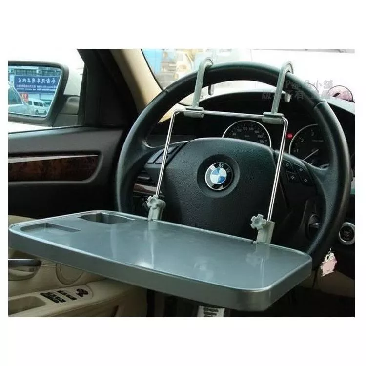 【逸品汽車百貨】車用電腦桌 辦公桌 支架 筆電架 筆記型電腦架 置物架 飲料架 餐桌 可折疊