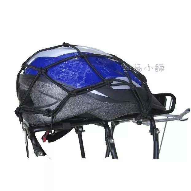 【逸品汽車百貨】自行車貨架防漏網 固定網 頭盔網 行李網 網繩 通用型