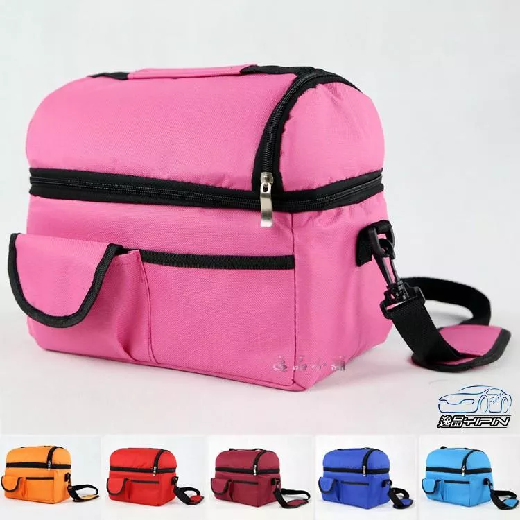 【逸品汽車百貨】雙層加厚保溫包 保冷包 保溫箱 便當包 露營 旅遊 小冰箱 保溫袋 背包 保鮮包 奶瓶包 媽媽包 野餐包