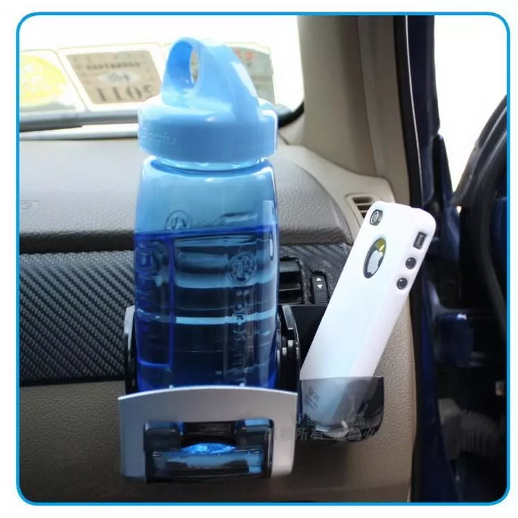 【逸品汽車百貨】車用 多功能出風口飲料架 置杯架 水杯架 多功能置物架 可放菸盒 出風口杯架