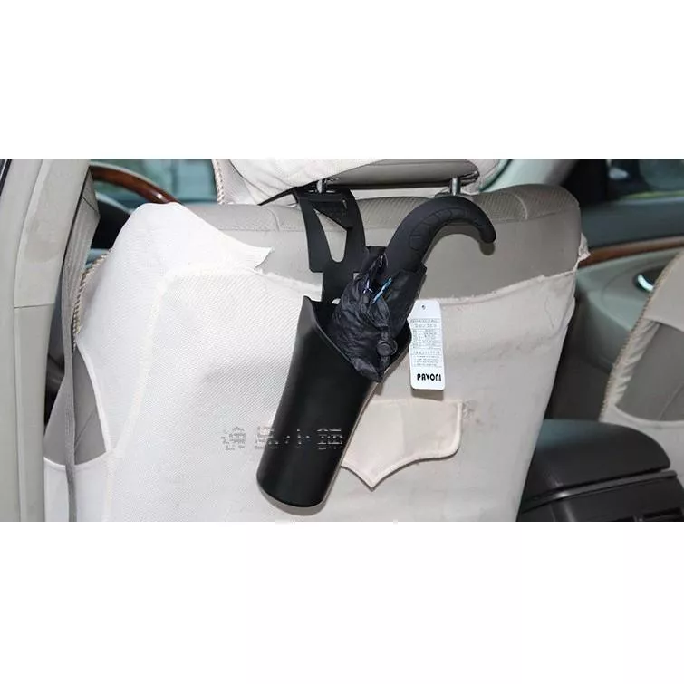 【逸品汽車百貨】摺疊傘專用 車用雨傘桶 可掛椅背 可掛車門 收納桶 雨傘套 雜物桶 垃圾桶 懸掛式 雨季必備 通用型