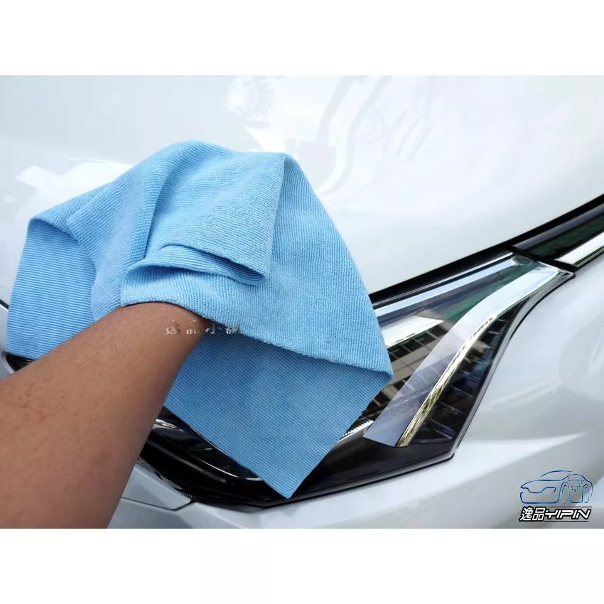 【逸品汽車百貨】【C6】切邊珍珠布 超細纖維布 下鍍膜 下蠟布 鍍膜布 不掉毛 擦車布 擦車毛巾 鍍膜毛巾 鍍膜巾