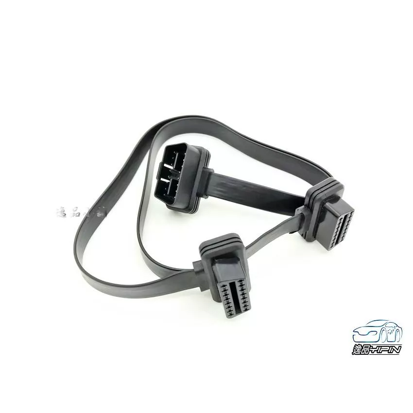 【逸品汽車百貨】外銷歐美 OBD2 一分二轉接線 16芯滿線 延長線 轉接線 OBDII 診斷接頭 一轉二 一對二