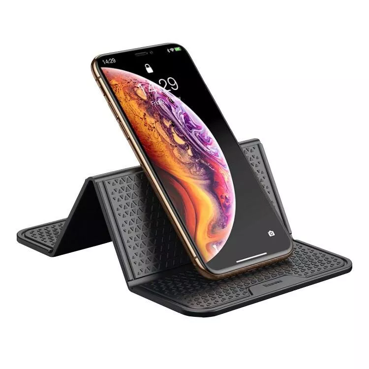 【逸品汽車百貨】多功能摺疊手機支架 GPS支架 衛星導航架 黏貼式手機架 車架 手機座 防滑墊 止滑墊 防滑置物墊