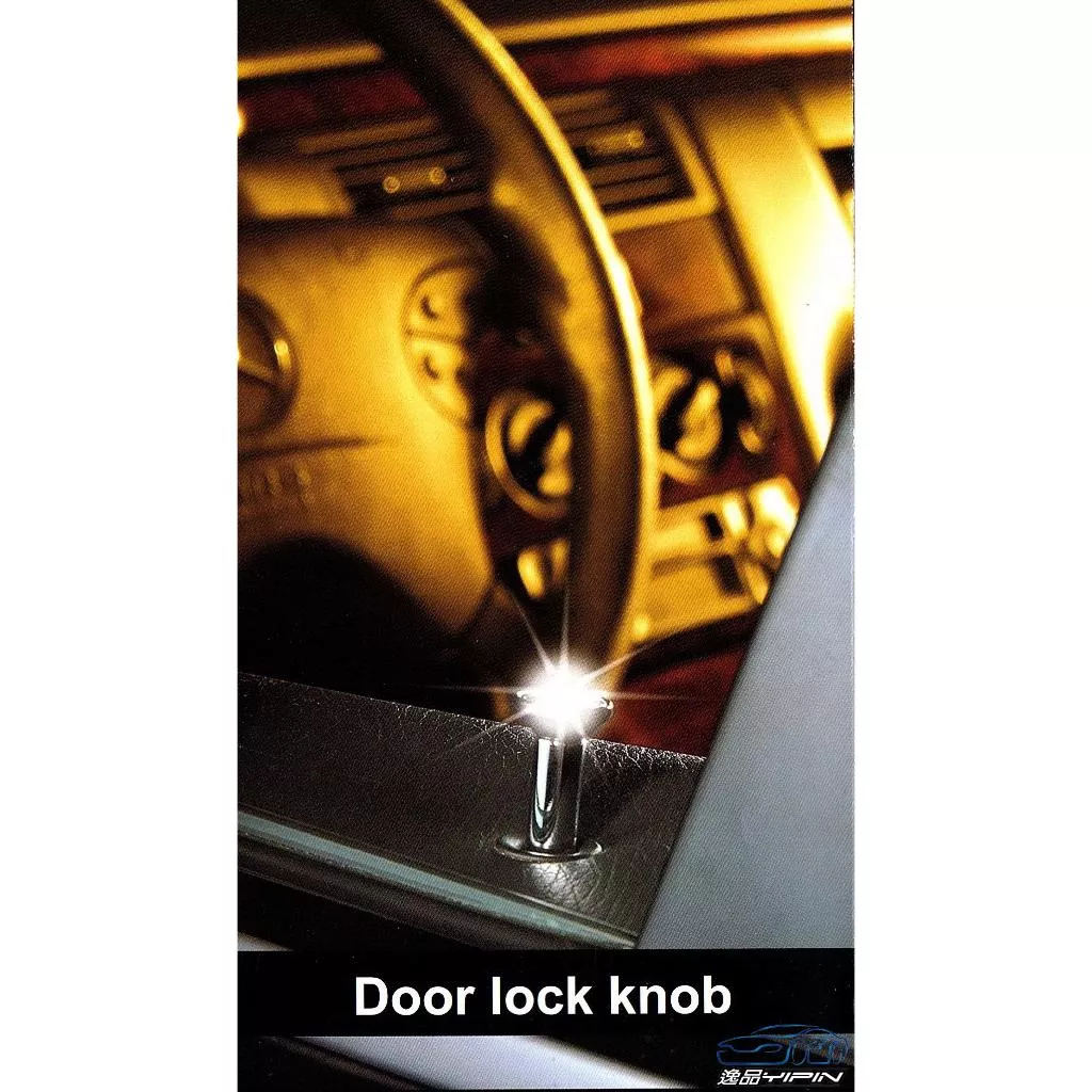 【逸品汽車百貨】『正施華洛世奇水鑽』門鎖桿 4入裝 水鑽門桿鎖 門鎖拉桿 VIP奢華風格 DAD