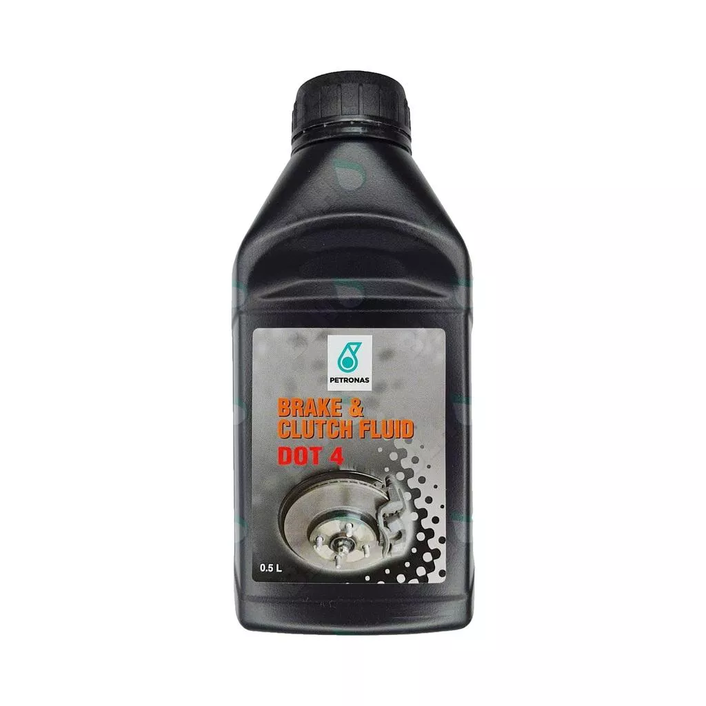 【PETRONAS】DOT4 煞車油／離合器油 500 ml｜乾沸點≥230 °C｜濕沸點≥155 °C｜ABS/ESP