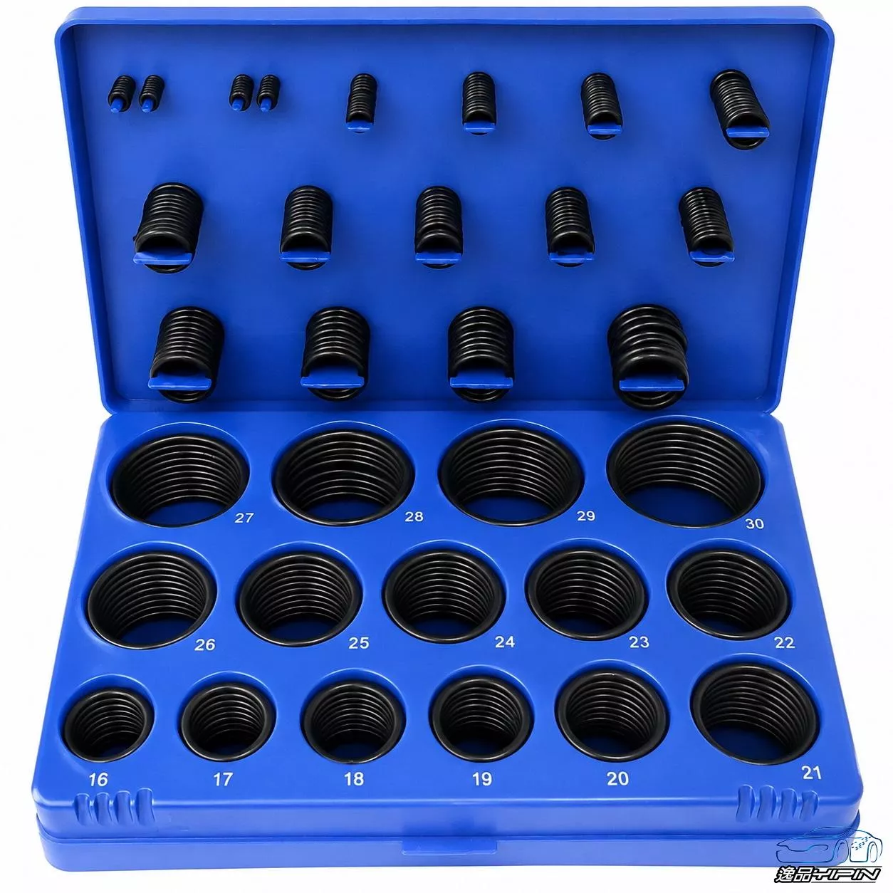 【逸品汽車百貨】363PCS O型環密封圈套組｜耐油耐壓 O-RING 修車保養 水管油封 氣密防漏 汽車維修保養