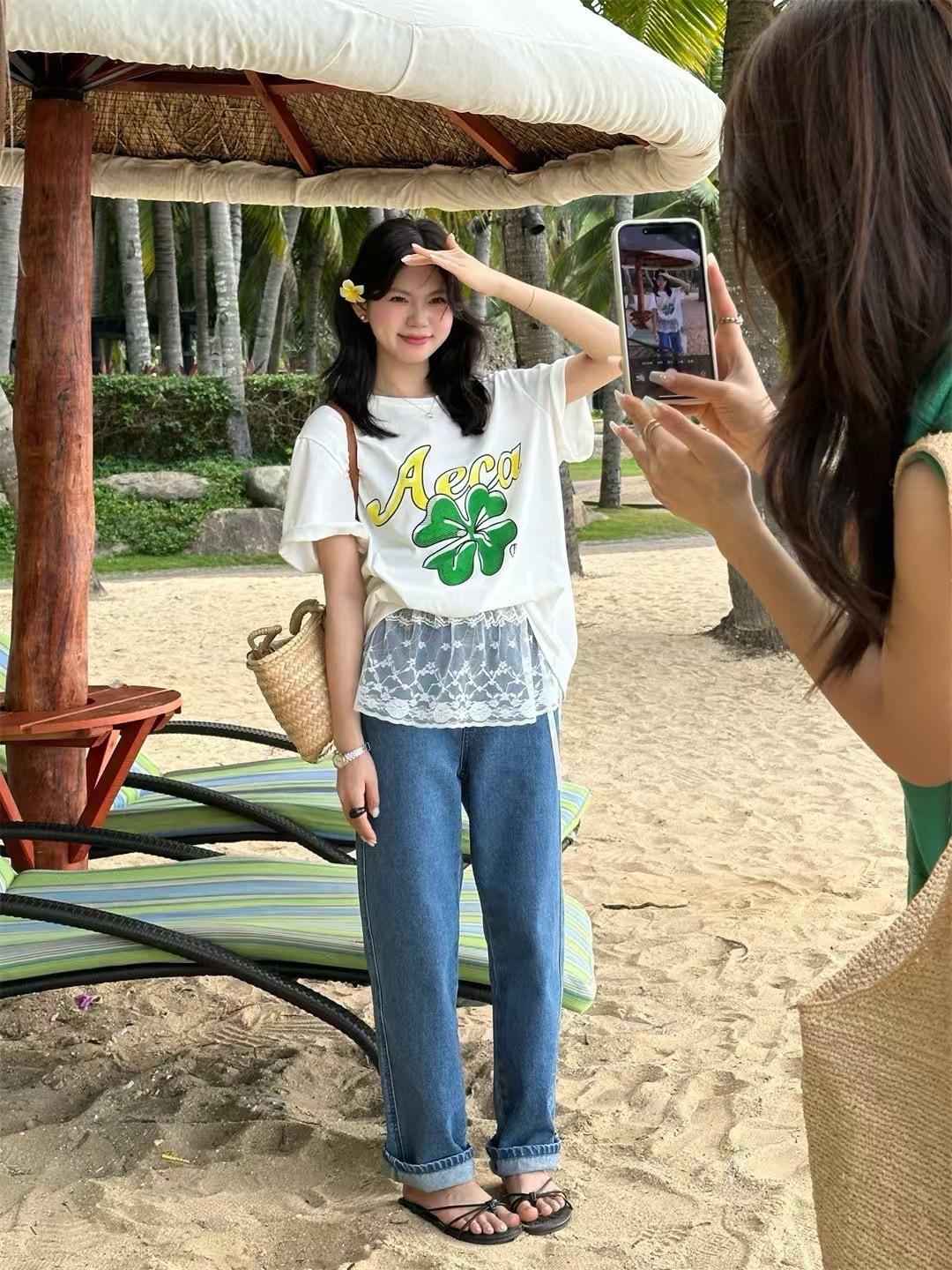 顯瘦牛仔褲