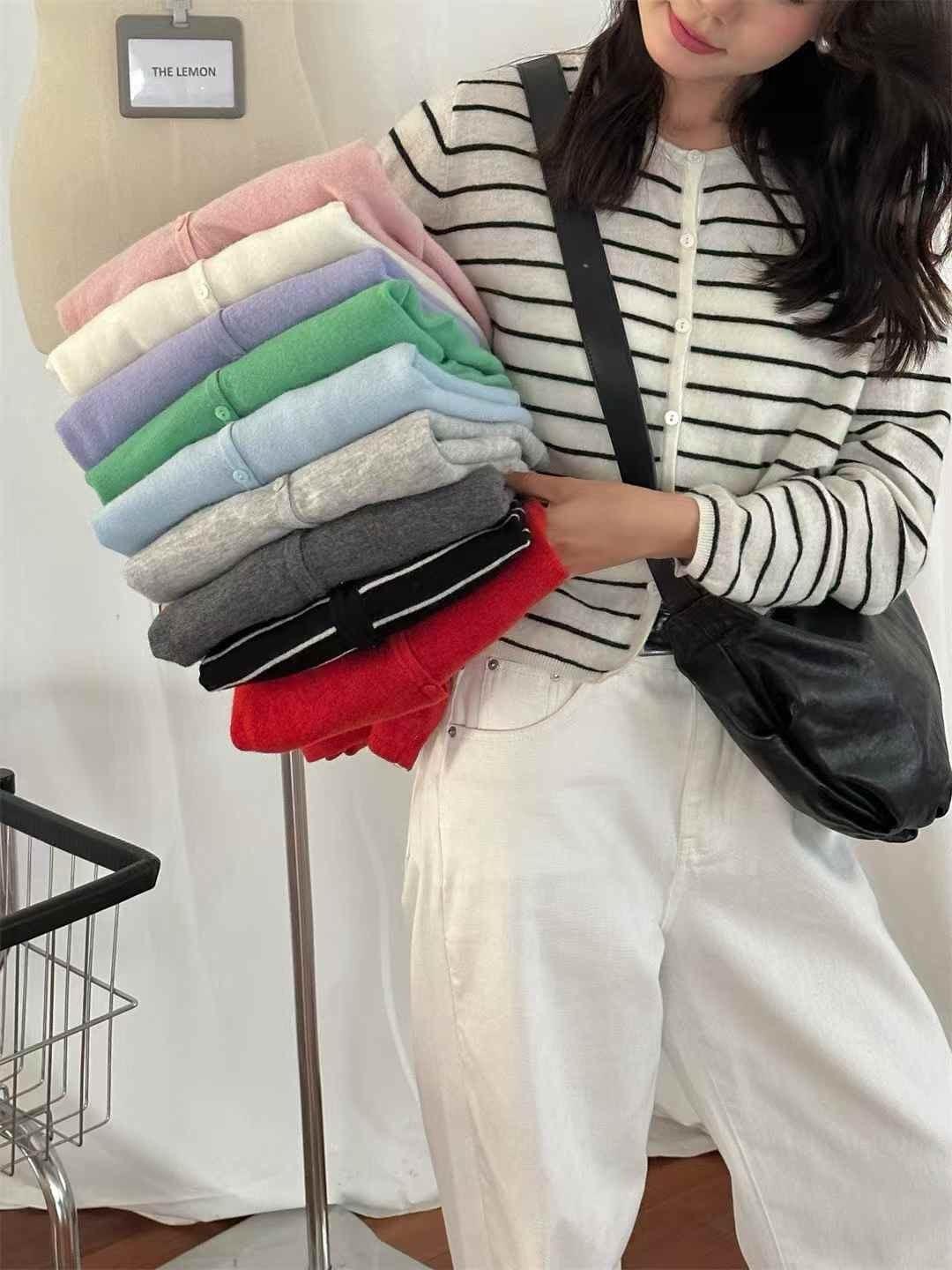 100%羊毛開衫