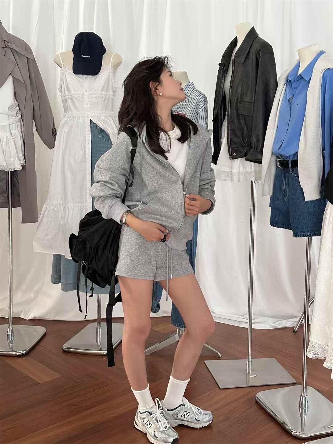 連帽休閒風SET