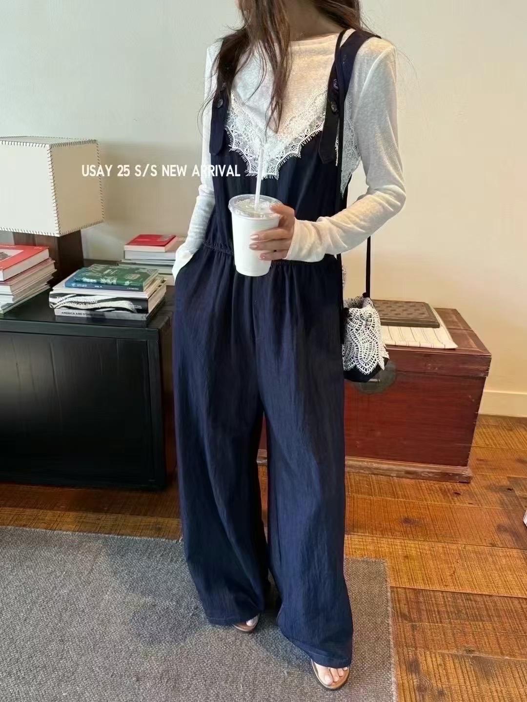 兩件套拼接蕾絲