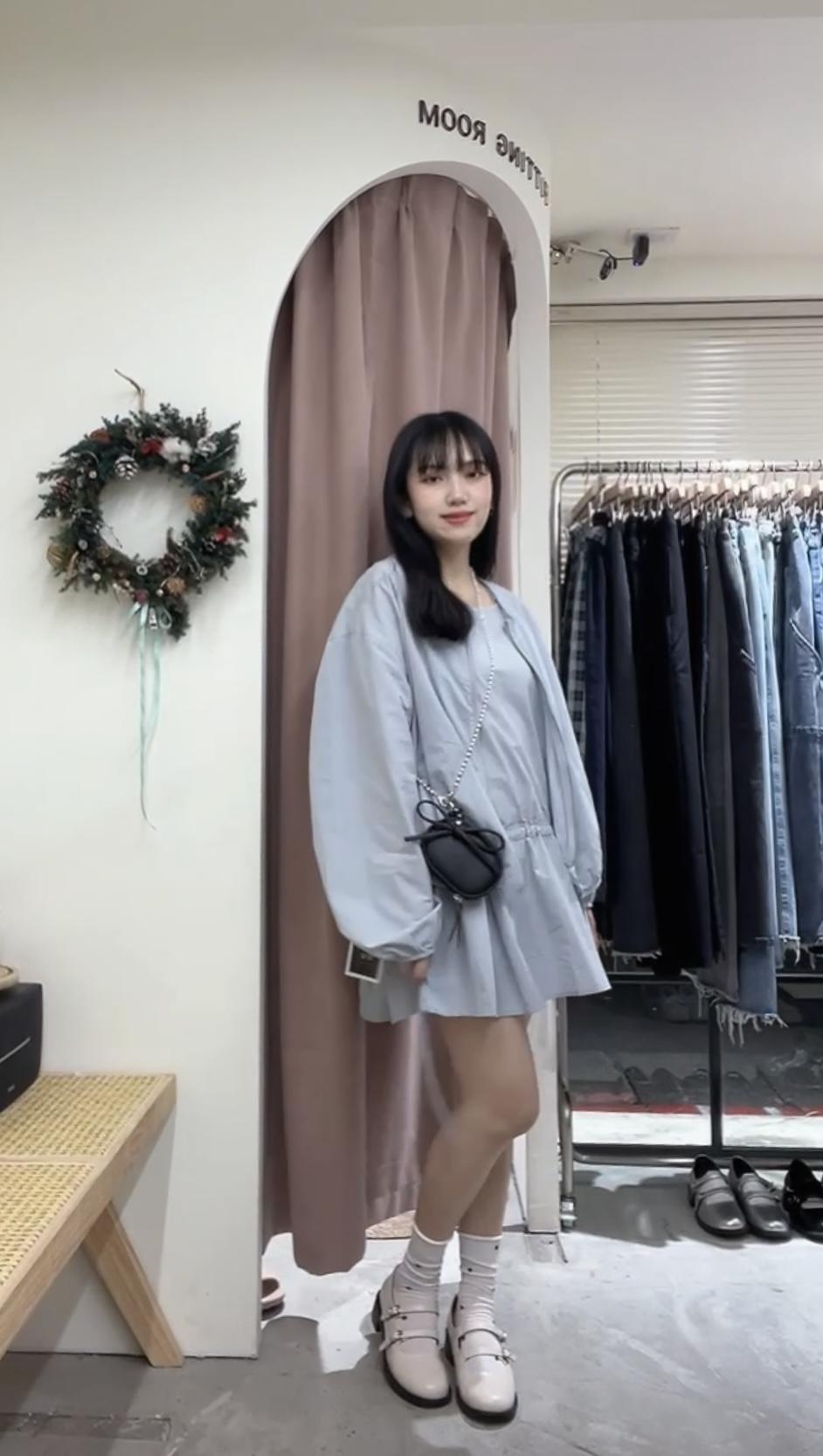 兩件套外套+洋裝
