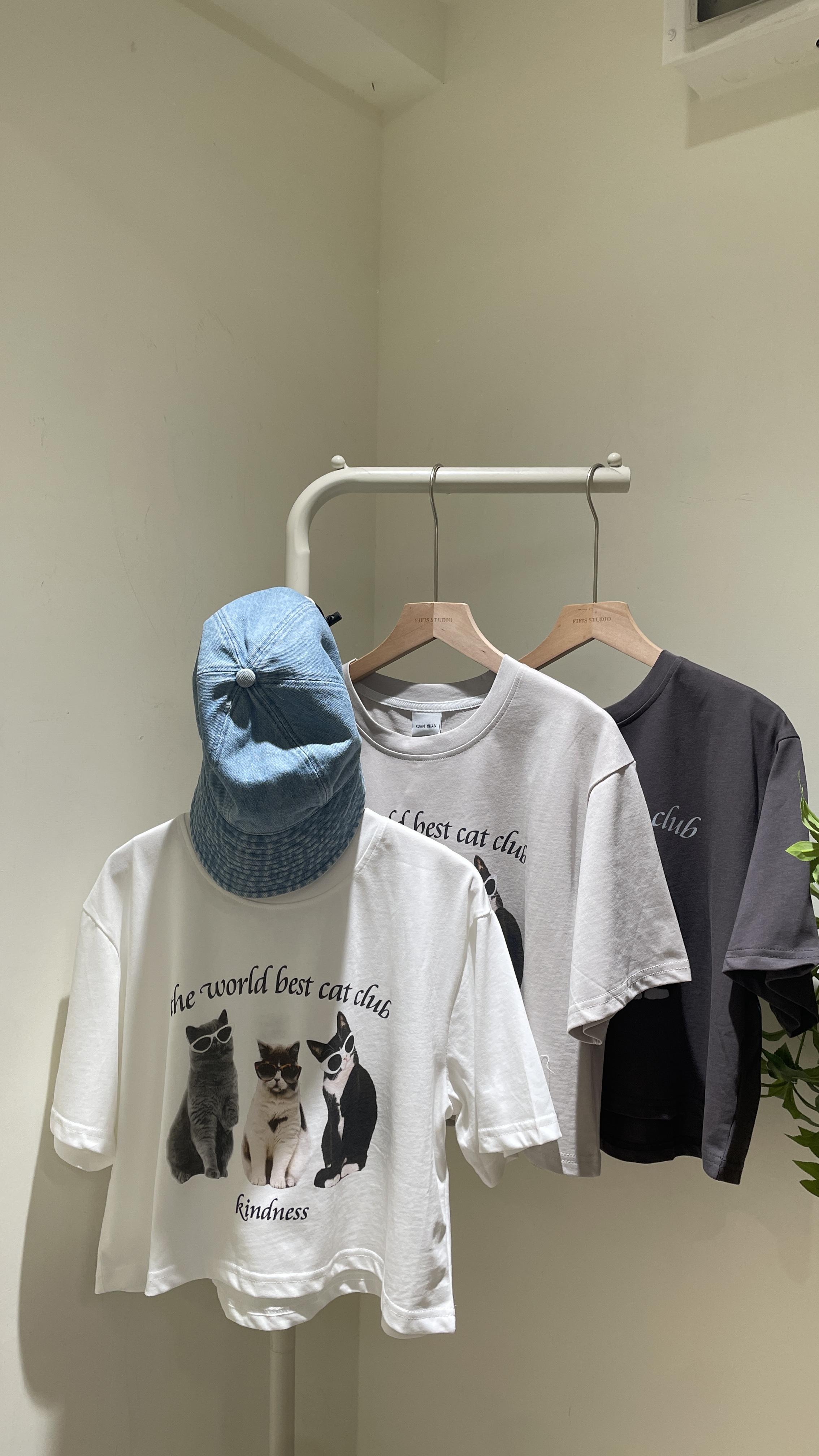 貓墨鏡Tee