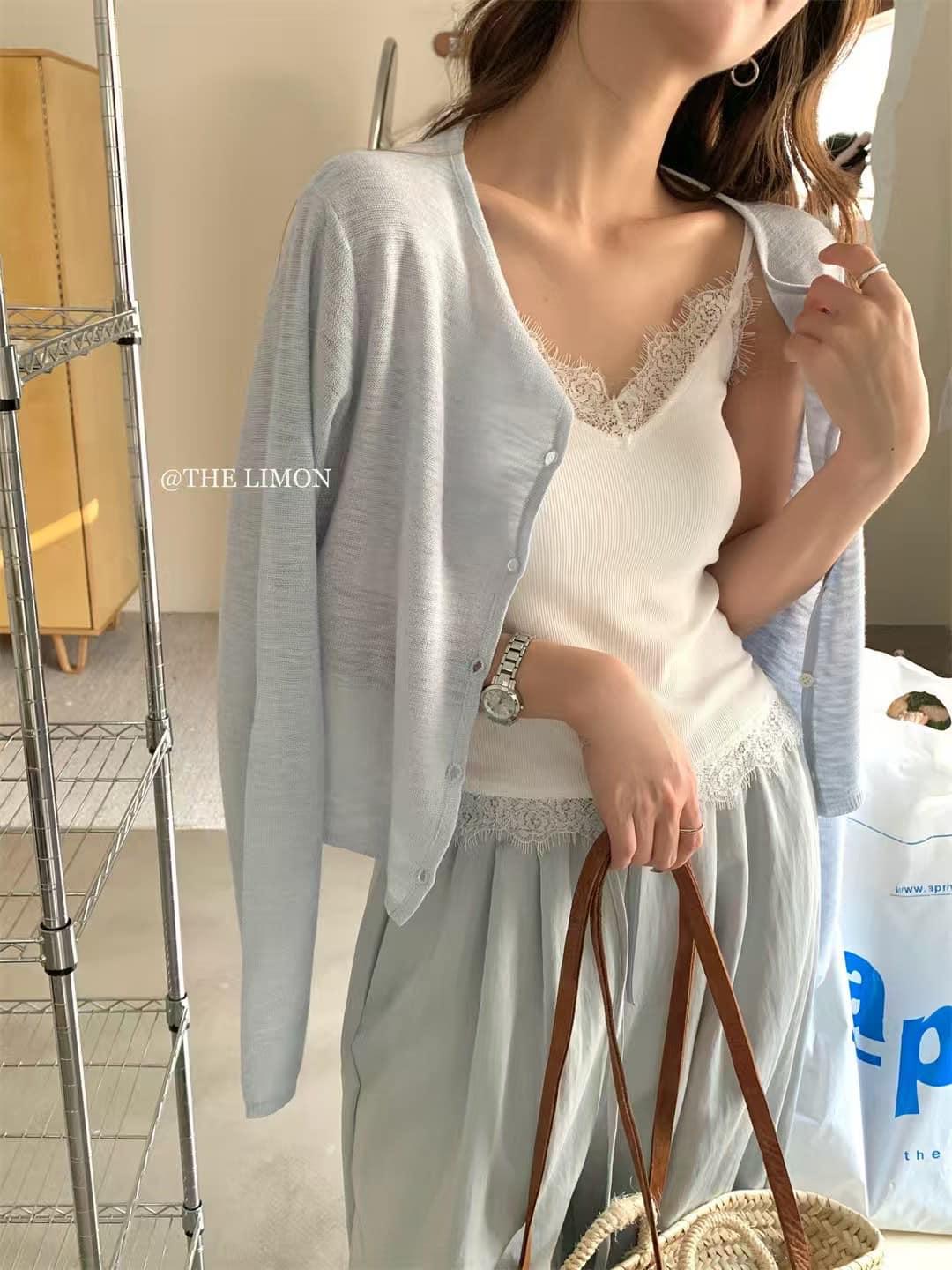 親膚蕾絲背心