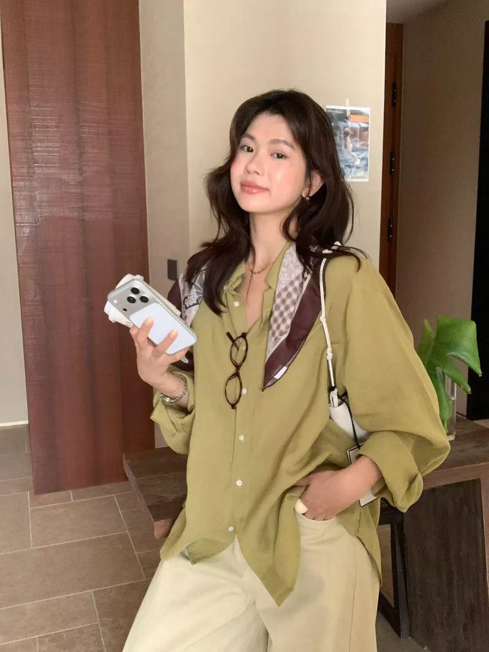 早春棉麻多色襯衫