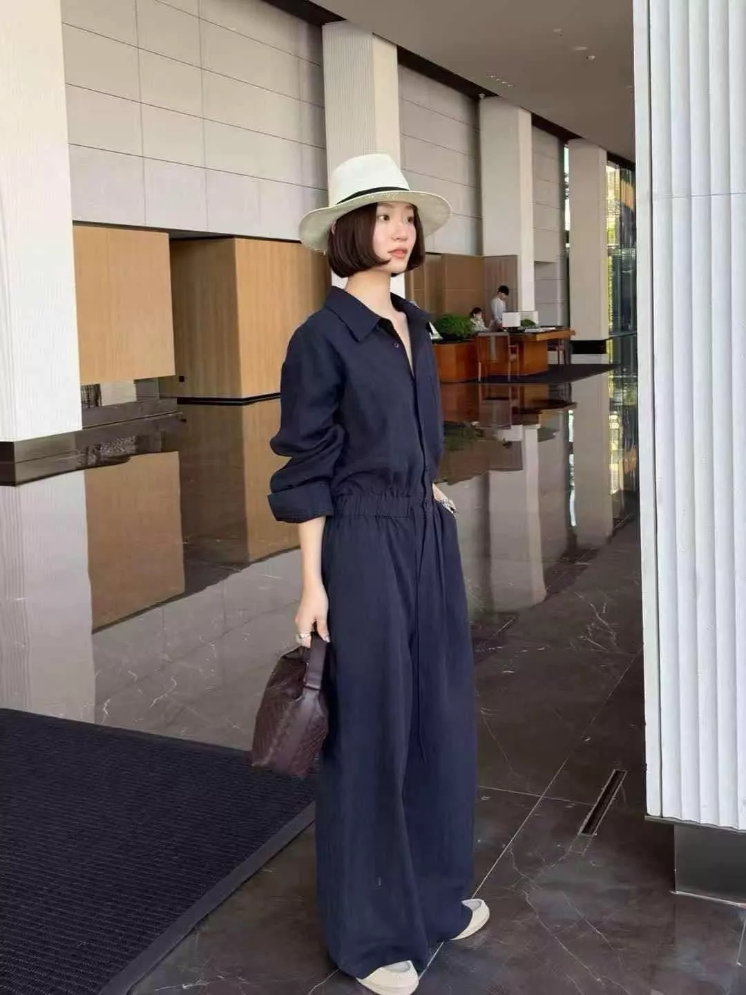 韓連身褲吊帶褲