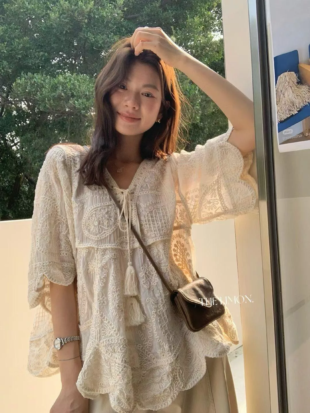 波西米亞刺繡衫