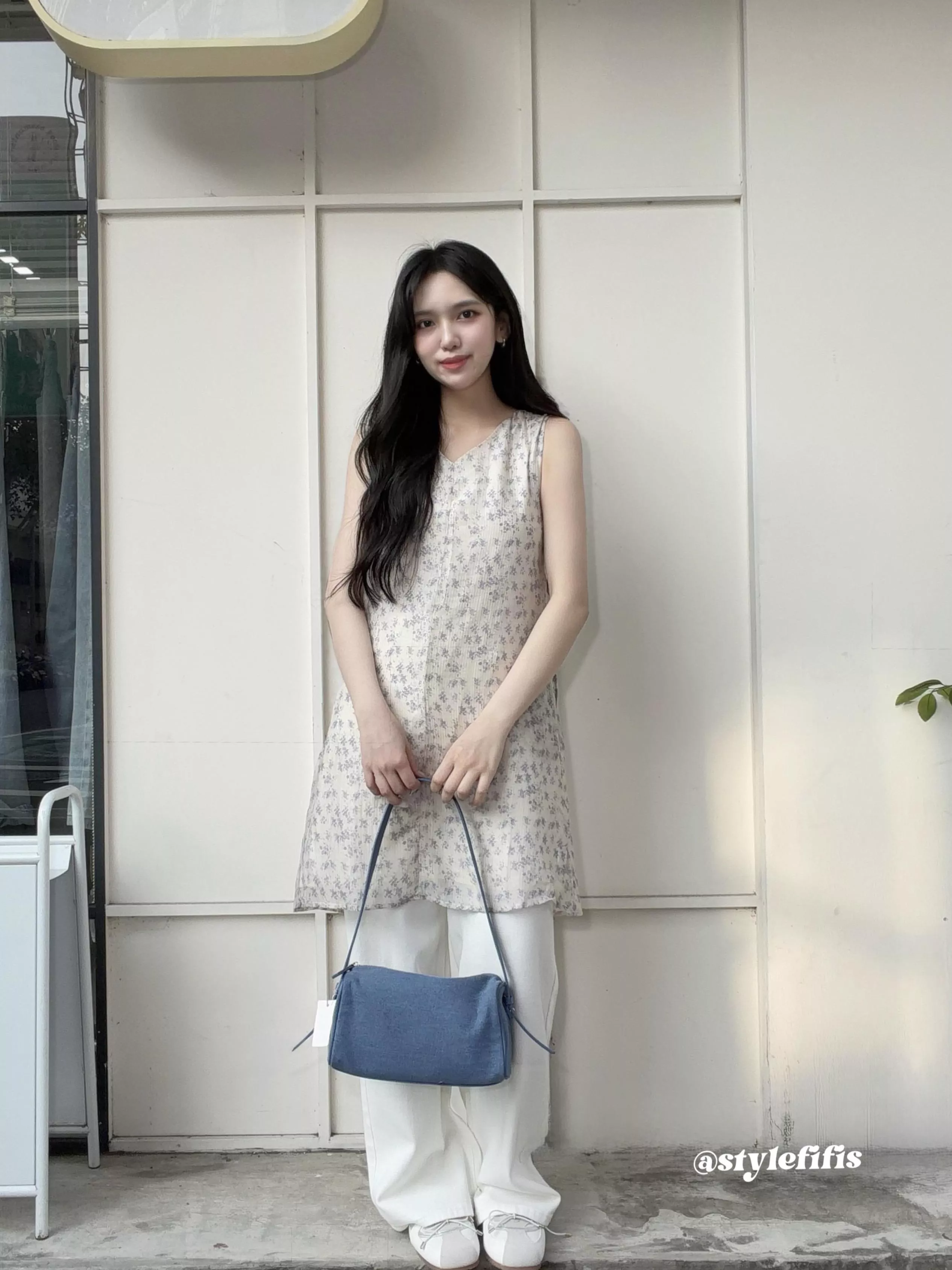 韓碎花洋裝