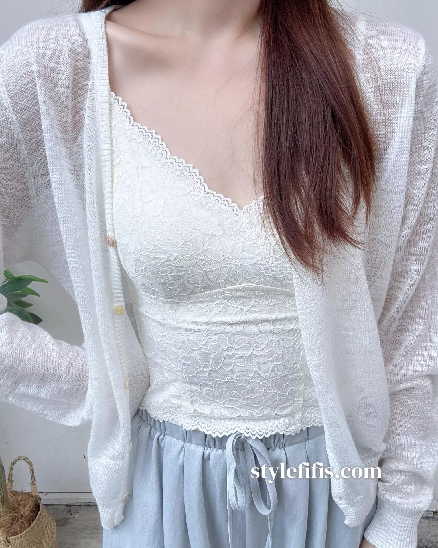 蕾絲美背心